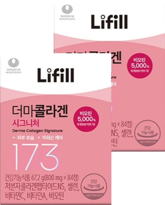 라이필 더마 콜라겐 시그니처, 84정, 2개 - 쿠팡