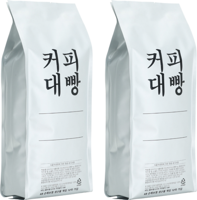 커피대빵 인도네시아 만델링 G1 싱글오리진 원두커피, 홀빈(분쇄안함), 500g, 2개