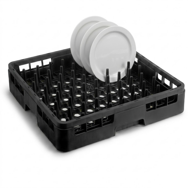 리빙메이트 업소용 식기세척기 바구니 64핀랙, 1단, 블랙, 1개