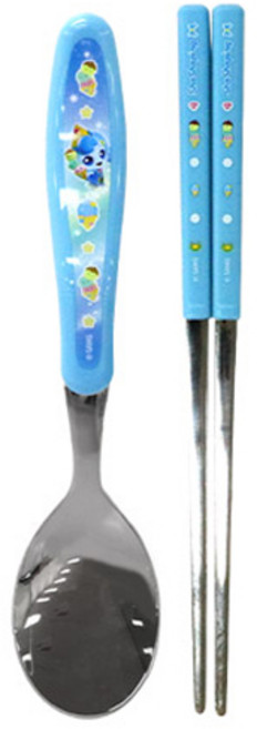 르번 새콤달콤 캐치티니핑 베이직 스푼 + 젓가락, 샤샤핑, 수저 + 젓가락, 1세트