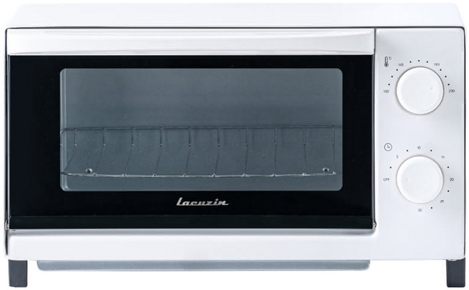 Lacuzin 玻璃恆溫美型烤箱 珍珠白, LCZ0808WT