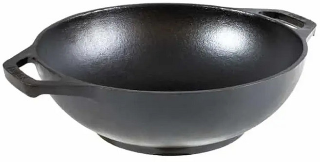 LODGE 電磁爐適用雙耳圓形鑄鐵小炒鍋 美國製, 1個, 23cm