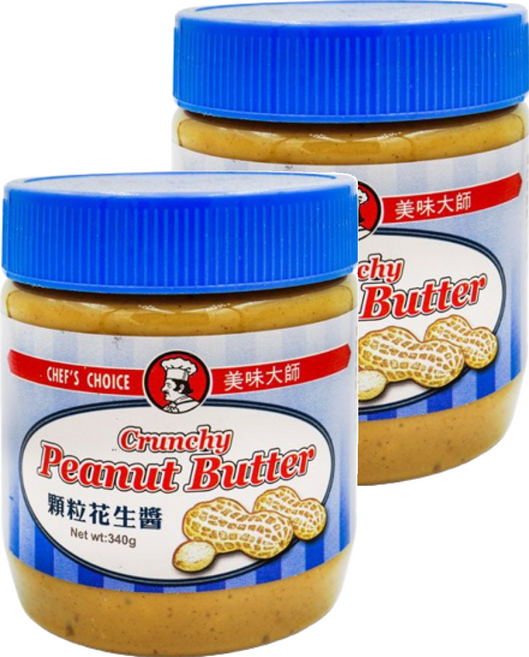 CHEF'S CHOICE 美味大師 顆粒花生醬 - 花生顆粒口感濃郁、香滑綿密
