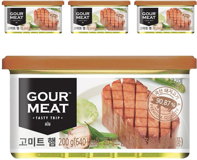 GOUR MEAT 火腿, 200g, 4個