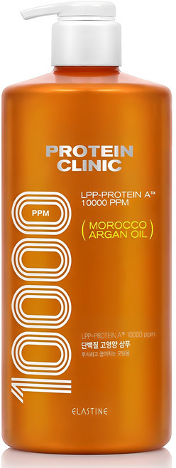 엘라스틴 프로틴클리닉 10000 단백질 고영양 샴푸 플로럴 머스크 향, 1L, 1개