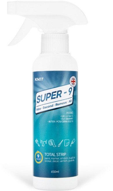 노웻 슈퍼나인 스티커 페인트 끈끈이 제거제, 450ml, 1개
