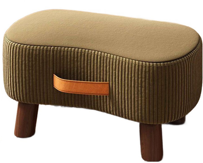 軟包手提小矮凳 軍綠, 1個