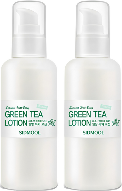 시드물 오리지널 웰빙 녹차 로션, 150ml, 2개
