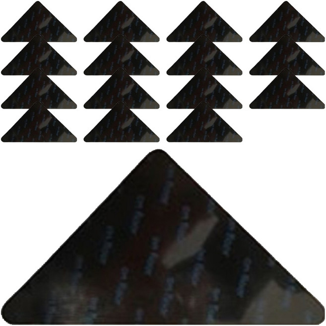 생활살림 이불 러그 밀림방지 양면 젤 패드 삼각형, 16개