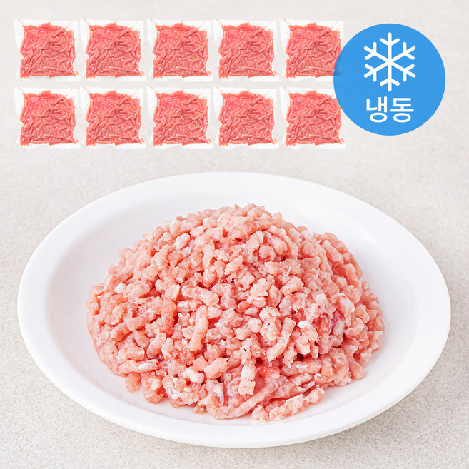 근육꼬기 돈등심 다짐육 (냉동), 10개, 150g