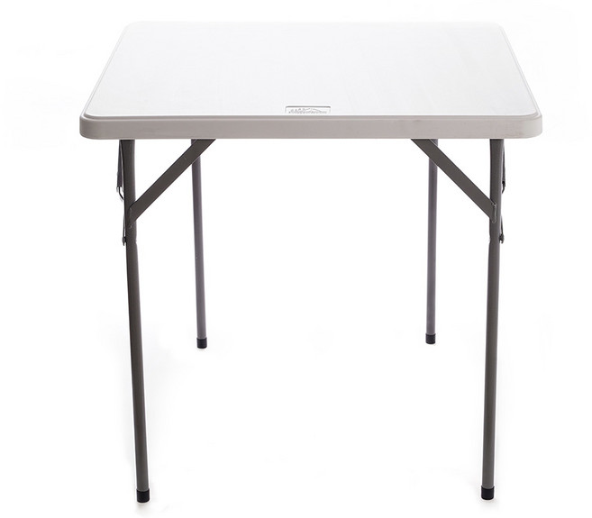 아웃도어포레스트 브로몰딩 접이식 사각 스퀘어 야외 폴딩 테이블 800, 화이트