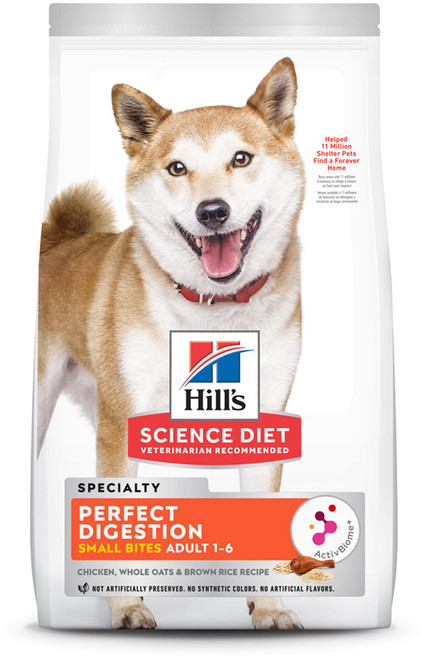힐스 어덜트 사이언스 퍼펙트 다이제스천 스몰 바이트 강아지사료, 다이어트, 5.4kg, 1개