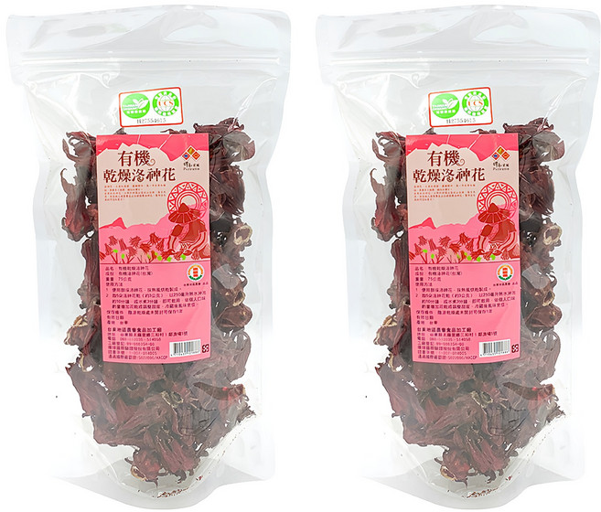台東地區農會 有機乾燥洛神花, 2包, 150g