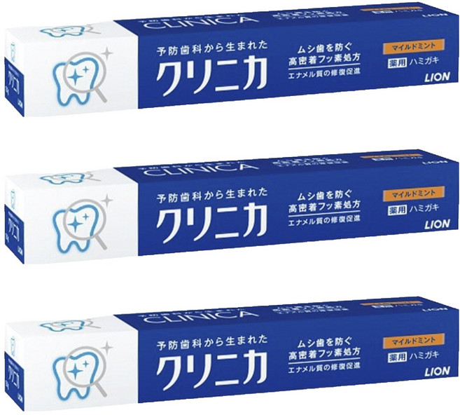 LION 獅王 固齒佳 牙膏, 130g, 3條