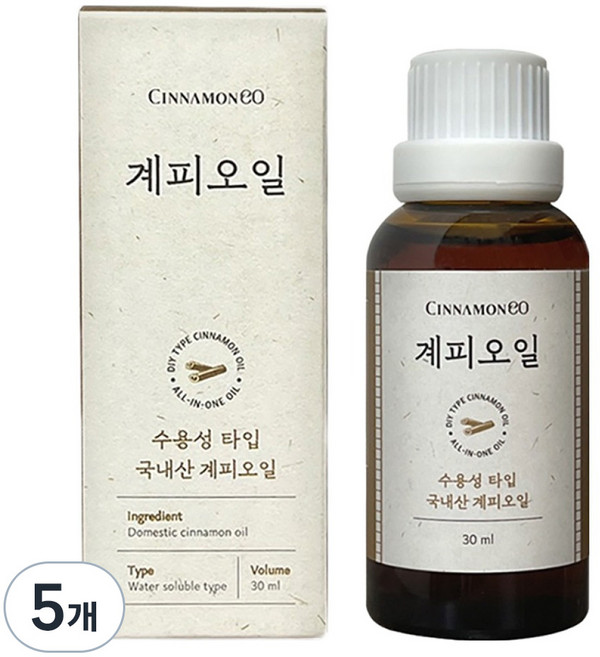 시나몬이오 계피오일, 30ml, 5개