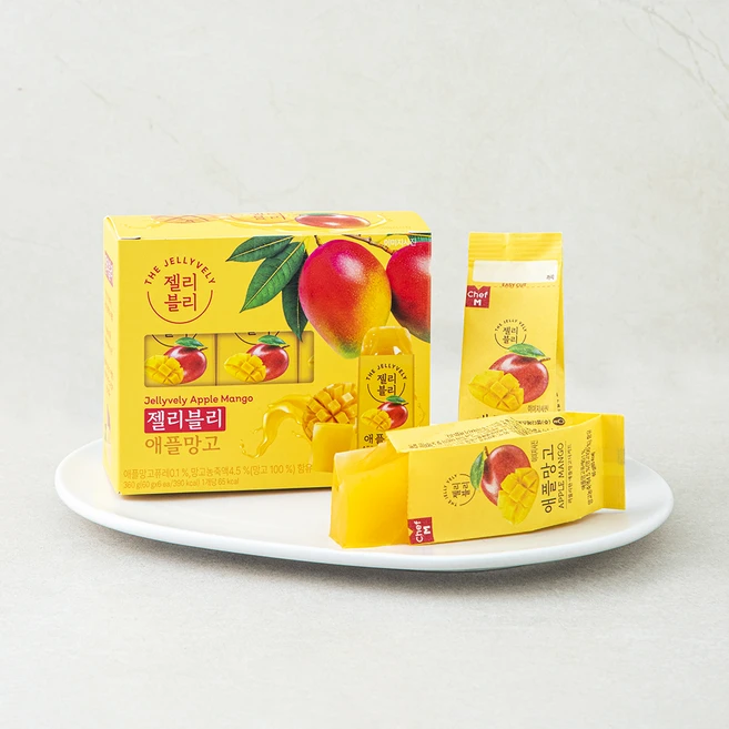 쉐프엠 젤리블리 애플망고, 60g, 1개, 6개입 - 쿠팡