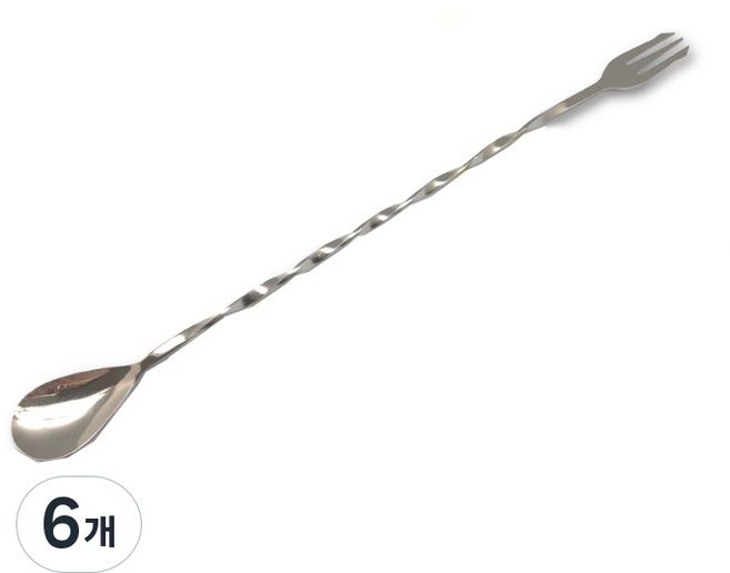 프랜드커피 바 스푼 대, 실버, 6개