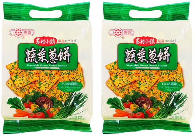 惠香 農村小鎮蔬菜蔥餅, 252g, 2袋