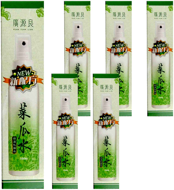 廣源良菜瓜水 保濕噴霧 台灣製造, 100g, 100ml, 6瓶