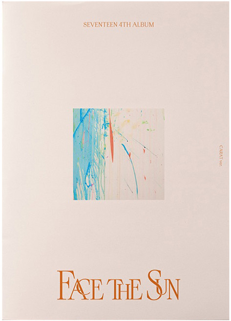 세븐틴 Face the Sun 정규 4집 앨범 CARAT ver 버전 랜덤발송, 1cd