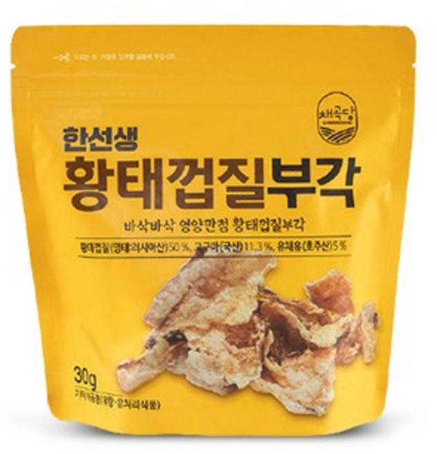 채곡당 한선생 황태껍질부각, 30g, 1개