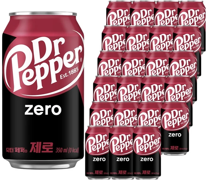 닥터페퍼 제로, 350ml, 24개 - 쿠팡