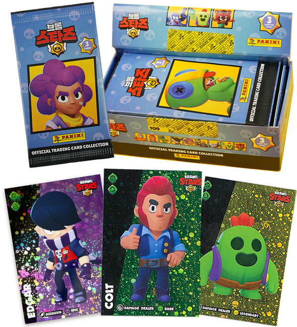 파니니 코리아보드게임즈 브롤스타즈 컬렉션 카드 2025 기본팩 DP 24입