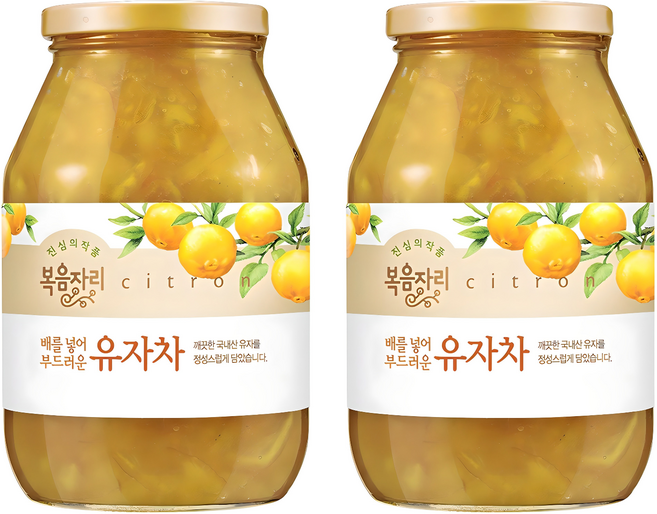 복음자리 배를 넣어 부드러운 유자차, 1.03kg, 1개입, 2개