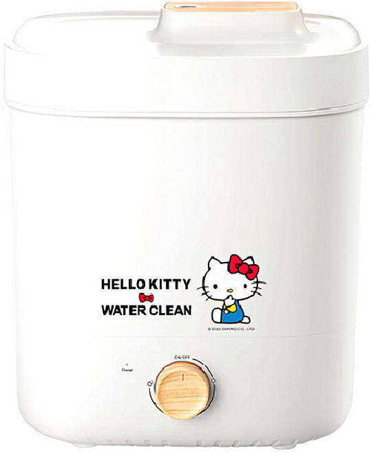 Water clean 水清淨 空間抗菌 加濕兩用機, TW-KT02, HELLO KITTY 經典聯名款 白色