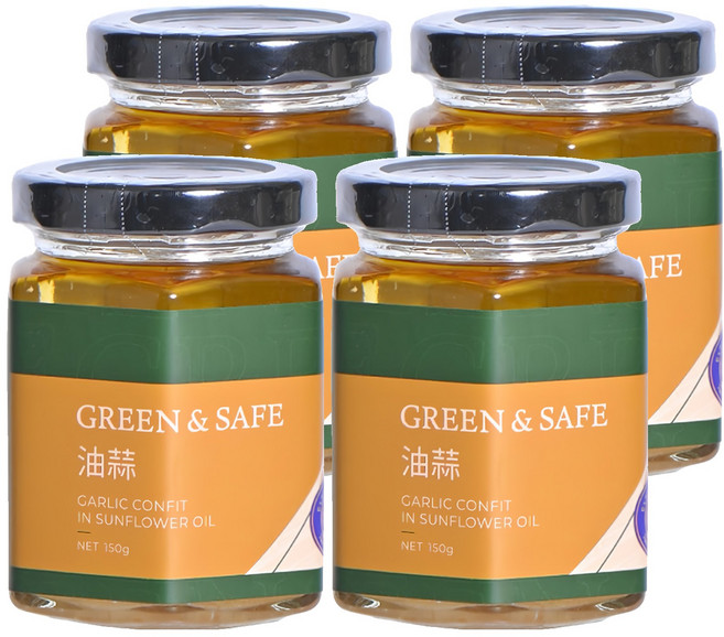 GREEN&SAFE 永豐餘生技 油蒜, 150g, 4罐