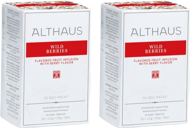 알트하우스 와일드 베리즈 차, 2개, 20개입