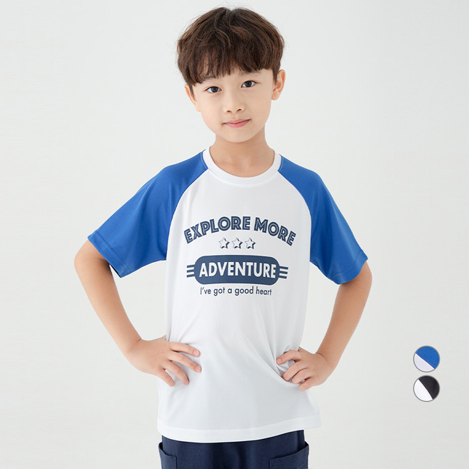 롤리트리 아동 썸머 액티브 라글란 티셔츠