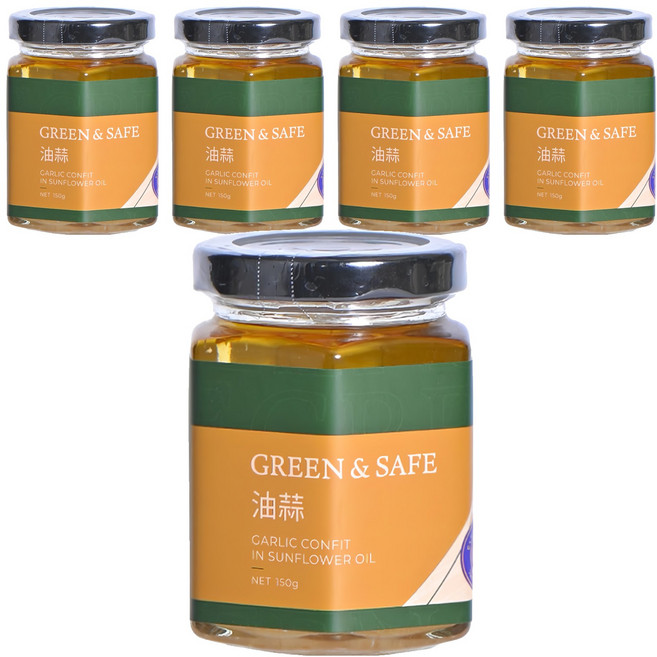 GREEN&SAFE 永豐餘生技 油蒜, 150g, 5罐
