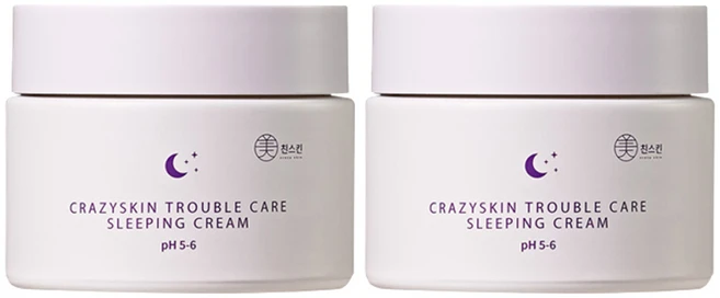 미친스킨 수면크림 업그레이드, 50g, 2개 - 쿠팡