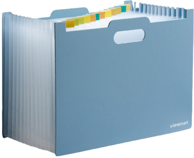 뷰넷 오르간 스탠딩 13칸 서류정리함 A, 블루