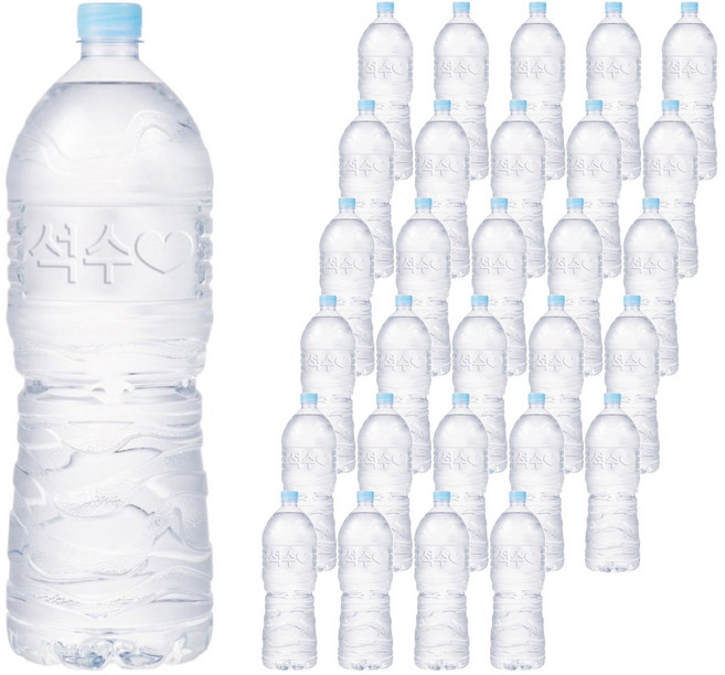 석수 무라벨 생수, 2L, 36개