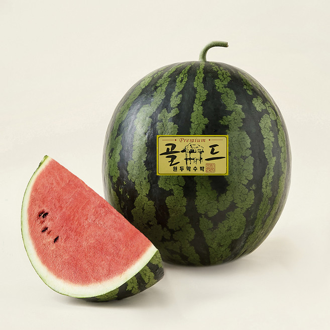 원두막 프리미엄 수박 골드, 9kg 이상, 1개