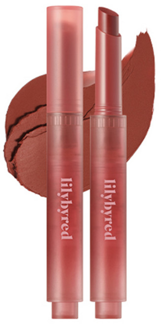 릴리바이레드 밀키 블러 퐁듀바 립스틱, 1개, 05초코에빠진석류