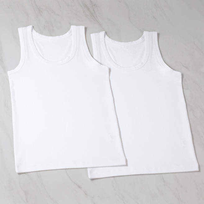 베이스알파 에센셜 남아용 시원한 썸머 런닝 2매