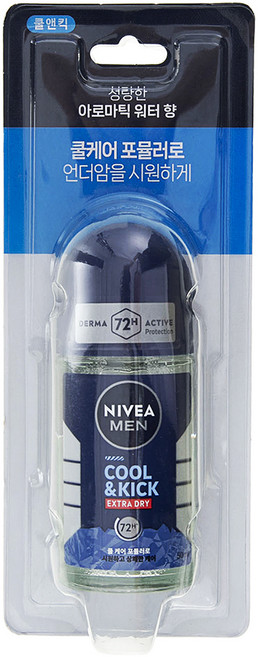 니베아 맨 쿨킥 롤온 데오드란트, 50ml, 1개
