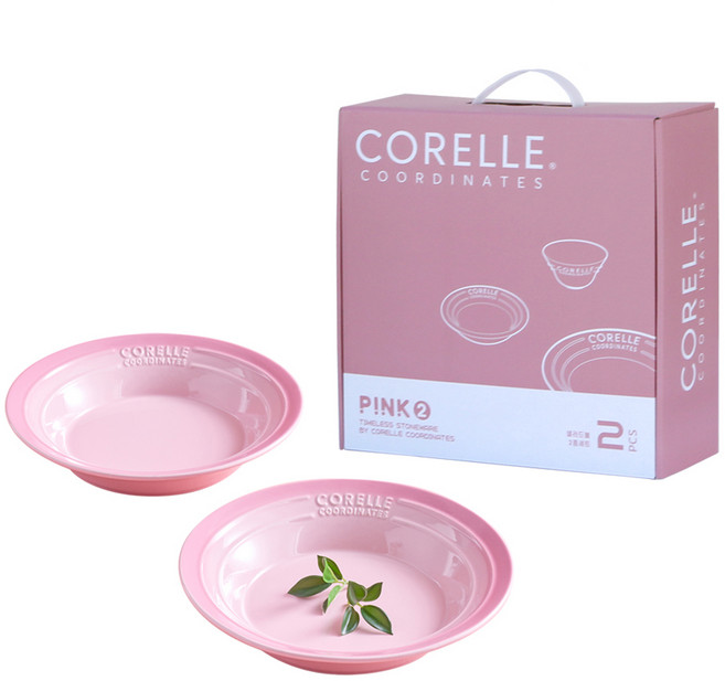코렐코디네이츠 파스타볼, 핑크, 2개