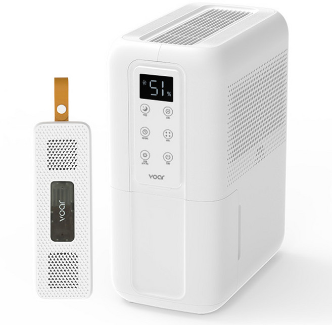 보아르 모아 S2000 소형원룸 미니 제습기 WHITE 500ml VPDH-004 + 실리카겔 제습제, VPDH-004WH