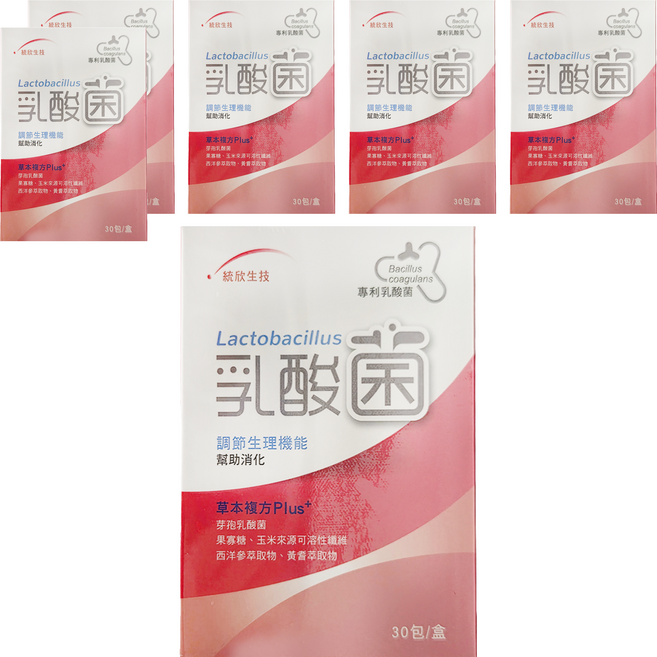 統欣生物科技 乳酸菌, 3g, 30包, 6盒