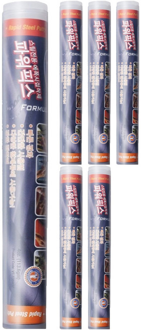 Vtech 에폭시 퍼티 파워픽스 스틸 전용 대용량, 6개