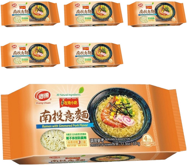 鄉傳 在地小吃 南投意麵 80g, 24入
