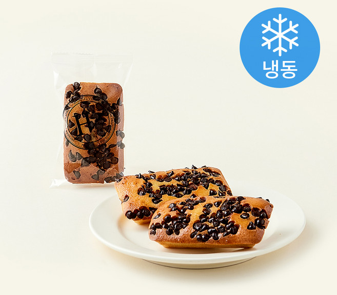 위고에빅토르 피낭시에 쇼콜라 구움 (냉동), 50g, 3개입, 1개