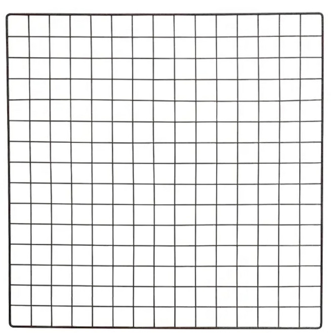 小美紀 多功能鐵網片 163H 60 x 60cm 600g, 1個, 黑色