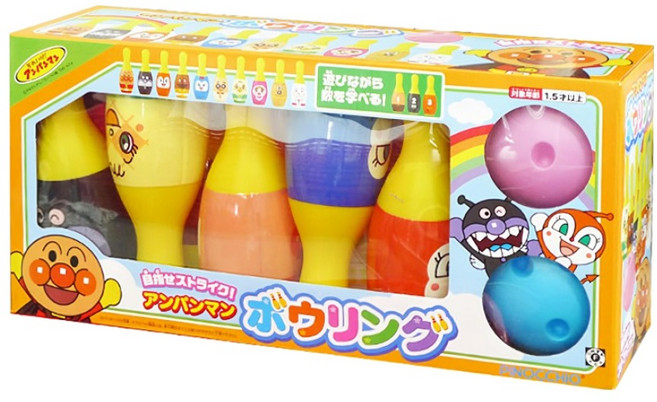 日本 PiNOCCHiO 麵包超人 保齡球玩具, 保齡玩具, 1盒