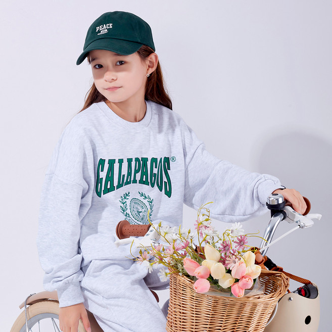 고스트리퍼블릭 아동용 GALAPAGOS 오버핏 맨투맨 JMT-J143 쭈리