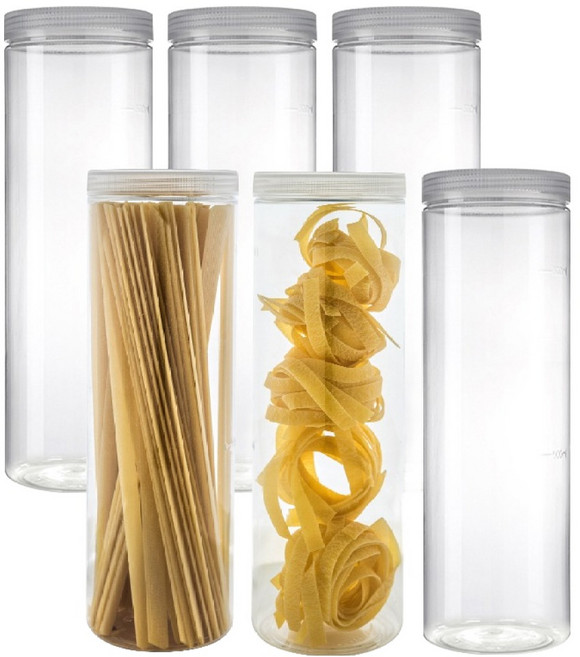 실리쿡 냉장고수납용기 원형특대, 6개, 1세트